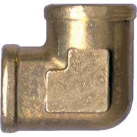 Forged 90° Elbow Pipe Fitting, FPT, Brass, 1/2" Equipment World