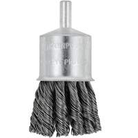 Brosse &agrave; embouts &agrave; fils nou&eacute;s torsad&eacute;s mont&eacute; sur mandrin, 1-1/8" dia. x 1/4" arbre Equipment World