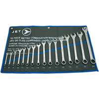 CWS-16M Raised Panel Wrench Set, Combination, 16 Pieces, Metric Equipment World