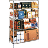 Super Adjustable Super Erecta Shelf&reg;, 4 Tiers, 36" W x 62-9/16" H x 18" D Equipment World
