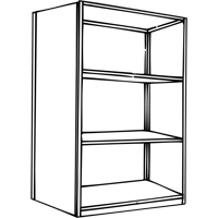 Interlok Shelving Unit, Steel, Boltless, 800 lbs. Capacity, 36" W x 76" H x 24" D Equipment World