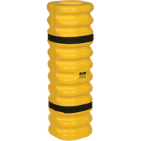 Column Protector, 4" x 6" Inside Opening, 13" L x 13" W x 42" H, Yellow Equipment World