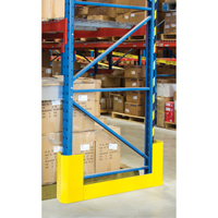 Racking Aisle Protectors, 3" W x 53" L x 16" H, Safety Yellow RN064 | Equipment World