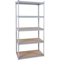 Heavy-Duty Shelving, Steel, Boltless, 1200 lbs. Capacity, 36" W x 72" H x 18" D Equipment World