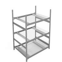 Wide Span Storage Shelving, Steel, Boltless, 1340 lbs. Capacity, 42" W x 60" H x 32" D Equipment World