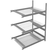 Wide Span Storage Shelving, Steel, Boltless, 1340 lbs. Capacity, 42" W x 60" H x 32" D Equipment World