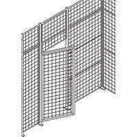 Standard-Duty Wire Mesh Partition Swing Door, 3' W x 7' H RN626 | Equipment World