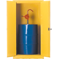 Drum Safety Cabinets, 55 US gal. Cap., Yellow Equipment World