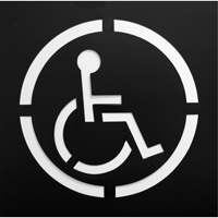 Safety Sign Stencils, English, 15.5" x 15.5" Equipment World