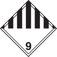 Miscellaneous Danger TDG Shipping Labels, 4" L x 4" W, Black on White SAG884 | Equipment World