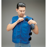 Vestes de refroidissement avec pochettes pour insertions, Grand, Bleu royal Equipment World