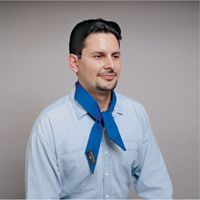 Serviette refroidissante standard, Bleu Equipment World