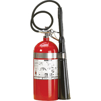 Aluminum Cylinder Carbon Dioxide (CO2) Fire Extinguishers, BC, 10 lbs. Capacity SAJ099 | Equipment World