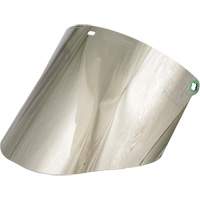 Molded Faceshield Window, Polycarbonate, Green Tint Equipment World