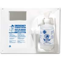 Poste de douche oculaire - Poste simple a/bouteille vide Equipment World