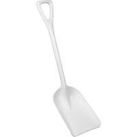 Safety Shovels - Hygienic Shovels (One-Piece), 10" x 14" Blade, 38" Length, Plastic, White SAL457 | Equipment World