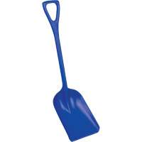 Safety Shovels - Hygienic Shovels (One-Piece), 10" x 14" Blade, 38" Length, Plastic, Blue SAL458 | Equipment World