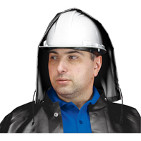 SBR Vulcan Rain Hood, One Size, Black, Rubber Equipment World