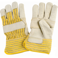 Winter-Lined Patch-Palm Fitters Gloves, X-Large, Grain Cowhide Palm, Cotton Fleece Inner Lining Equipment World