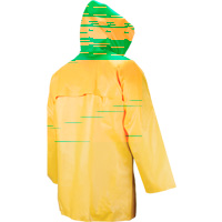 Neo-Slick Chemical & Acid Resistant Rain Jacket, Small, Yellow, Neoprene Equipment World