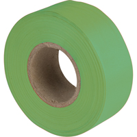 Flagging Tape, 1.1875" W x 150' L, Fluorescent Green Equipment World