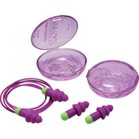 Rockets&reg; Reusable Earplugs, Corded, Bulk - Plastic Case, 27 dB NRR, One-Size Equipment World
