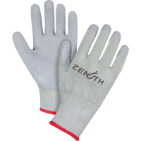 Natural Rubber Comfort-Lined Coated Gloves, 8/Medium, Rubber Latex Coating, 10 Gauge, Polyester/Cotton Shell Equipment World
