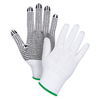 Dotted String Knit Gloves, Poly/Cotton, Single Sided, 7 Gauge, Medium Equipment World