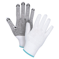 Dotted String Knit Gloves, Poly/Cotton, Single Sided, 7 Gauge, X-Large Equipment World