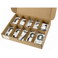 Pressure Sensitive Numbering, 0 to 9, 3-1/2" H, Black on White Equipment World