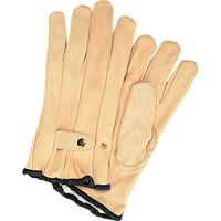 Winter-Lined Ropers Gloves, Small, Grain Cowhide Palm, Fleece Inner Lining Equipment World