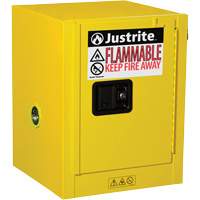 Sure-Grip&reg; EX Countertop Flammable Safety Cabinet, 4 gal., 1 Door, 17" W x 22" H x 17" D Equipment World