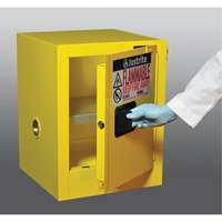 Sure-Grip&reg; EX Countertop Flammable Safety Cabinet, 4 gal., 1 Door, 17" W x 22" H x 17" D Equipment World