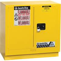 Sure-Grip&reg; EX Undercounter Flammable Safety Cabinet, 22 gal., 2 Door, 35" W x 35" H x 22" D Equipment World