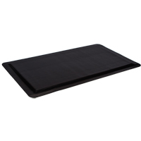 Ergo-Ease Mats, Ribbed, 2' x 10' x 7/8", Black, Rubber/Sponge Equipment World