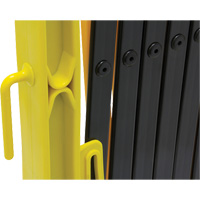 Xpandit Barricade, 36" H x 11.5' L, Black/Yellow Equipment World