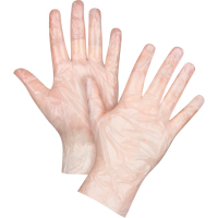 Economy Disposable Gloves, Small, Polyethylene, 1-mil, Powder-Free, Clear Equipment World