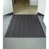 Waterhog&reg; Eco Elite Matting, Wiper/Scraper, 4' x 6' x 3/8", Grey Ash Equipment World