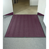 Waterhog&reg; Eco Elite Matting, Wiper/Scraper, 6' x 6' x 3/8", Maroon Equipment World