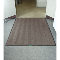 Waterhog&reg; Eco Elite Matting, Wiper/Scraper, 3' x 5' x 3/8", Chestnut Brown Equipment World