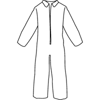 Pyrolon&reg; Plus 2 Disposable FR Coveralls, Small, Blue, FR Treated Fabric Equipment World