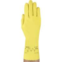 VersaTouch&reg; 297 Gloves, Size Medium/8, 12" L, Rubber Latex, Flock-Lined Inner Lining, 20-mil Equipment World