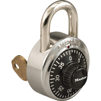 Padlock, Combination, Hardened Steel, 1-7/8" Width Equipment World