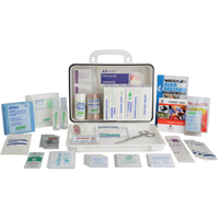 Contractors' First Aid Kit, Class 1 Medical Device, Plastic Box Equipment World