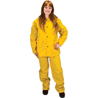 RZ100 Rain Suit, Polyester/PVC, Medium, Yellow Equipment World