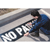 Parking Lot Stencils, English, 12" Equipment World