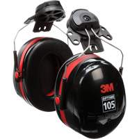 Peltor Optime 105 Series Earmuffs, Cap Mount, 27 NRR dB Equipment World