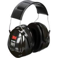 Peltor Optime 101 Series Earmuffs, Headband, 27 NRR dB Equipment World