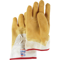 Nitty Gritty&reg; Coated Gloves, 10/Large, Rubber Latex Coating, Cotton Shell Equipment World