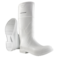 White Boots, PVC, Size 6 Equipment World